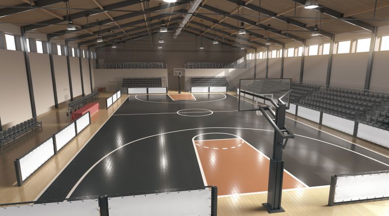 Outdoor Basketball Court Installation