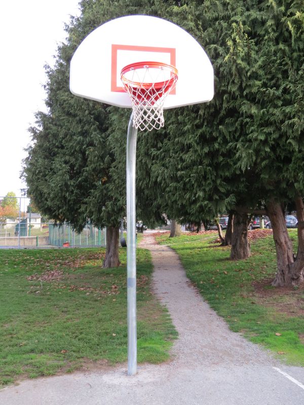 Outdoor Basketball Court Installation
