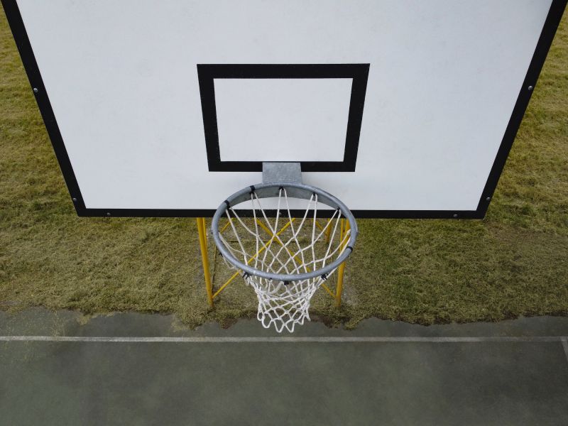 Outdoor Basketball Court Installation