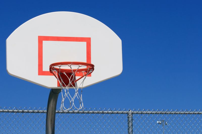 Outdoor Basketball Court Installation